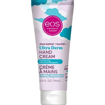 eos Shea Better Ultra Derm Hand Cream - Fresh & Cozy - Normal to Dry Skin - 2.5 fl oz