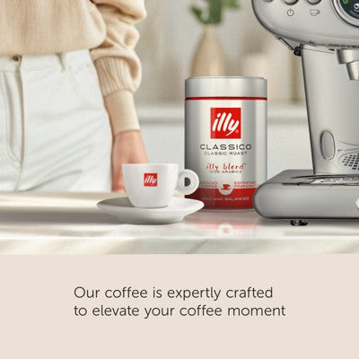Illy Intenso Dark Roast Espresso Ground Coffee - 8.8oz: Arabica Beans, Italian Variety