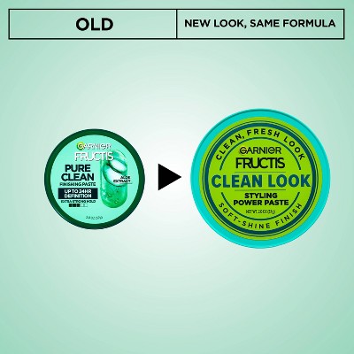 Garnier Fructis Style Pure Clean Extra Strong Hold Hair Paste - 2oz