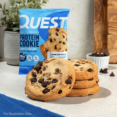 Quest Nutrition 15g Protein Cookie - Chocolate Chip Cookie - 4ct