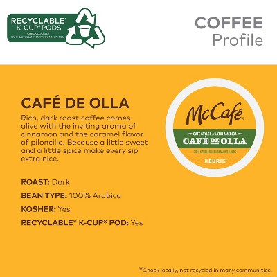 Keurig McCafe Café de Olla Dark Roast K-Cup Pods - 20ct