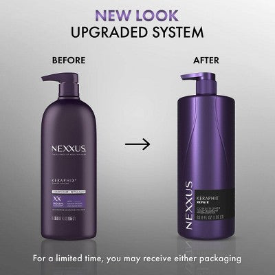 Nexxus Keraphix Conditioner for Damaged Hair with Keratin Protein and Black Rice - Silicone-Free - 33.8 fl oz