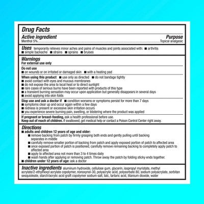 Icy Hot Medicated Patch Back - Extra Large - 3ct