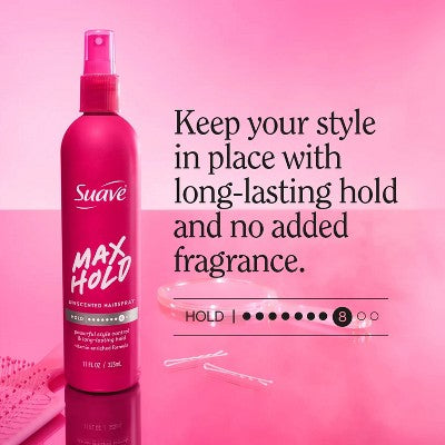 Suave Max Hold Unscented Non Aerosol Hairspray - 11 fl oz