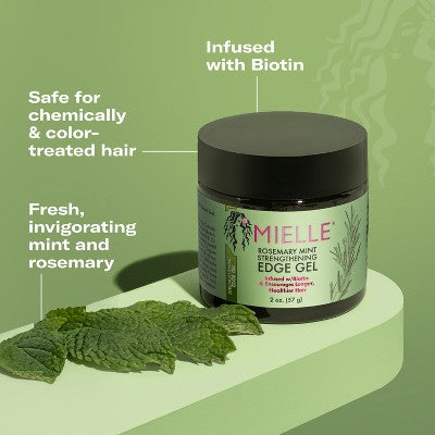 Mielle Organics Rosemary Mint Strengthening Edge Gel - 2oz