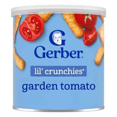 Gerber Lil' Crunchies Garden Tomato Puffs Baby Snacks - 1.48oz