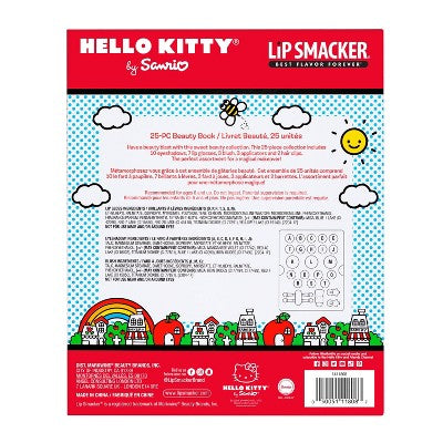 Lip Smacker Hello Kitty Beauty Book Cosmetic Set - Pink - 0.81oz/25pc