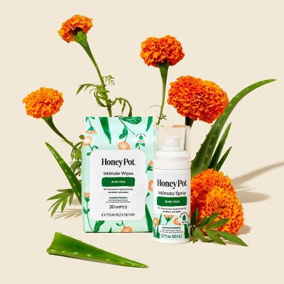Honey Pot Anti Itch Intimate Wipes - 30 ct