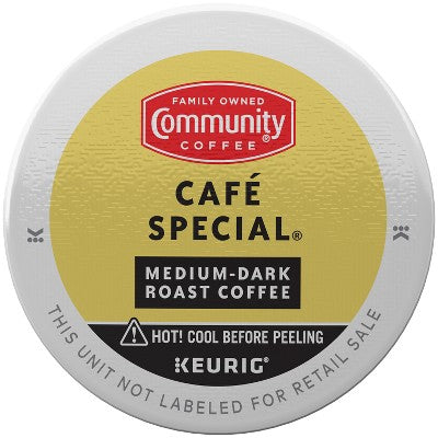 Community Coffee Cafe Special Medium Roast Coffee - Single Serve Pods - 24ct