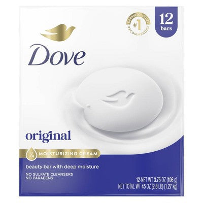Dove Beauty White Moisturizing Beauty Bar Soap