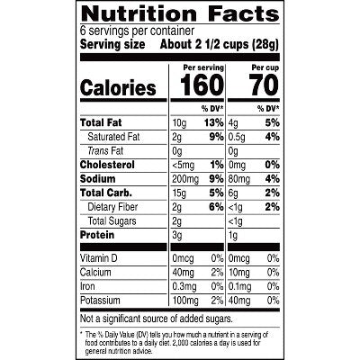 Smartfood White Cheddar Popcorn - 6oz: Gluten-Free, No Artificial Flavors