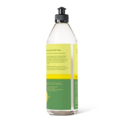 Lemon & Mint Liquid Dish Soap - 18 fl oz - Everspring™: Paraben-Free, Phthalate-Free, Animal By-Product-Free