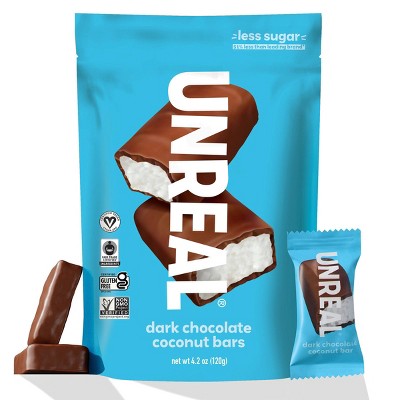 UNREAL Dark Chocolate Coconut Candy  Bars - 4.2oz