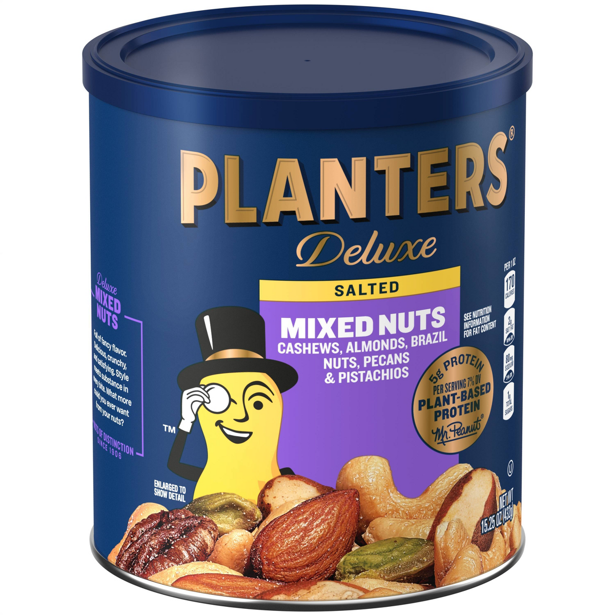 Planters Deluxe Sea Salt Mixed Nuts Nussmischung 15.25oz