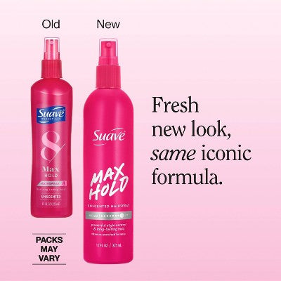 Suave Max Hold Unscented Non Aerosol Hairspray - 11 fl oz