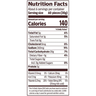 Goldfish Parmesan Crackers Snack Crackers Bag - 6.6oz: No Artificial Preservatives, No Artificial Colors, No Artificial Flavors