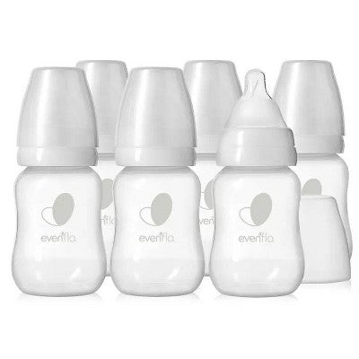 Evenflo 6pk Balance Standard-Neck Anti-Colic Baby Bottles - 4oz