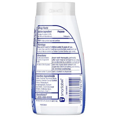 Colgate 2-in-1 Anticavity Fluoride Gel Toothpaste and Mouthwash - 4.6oz
