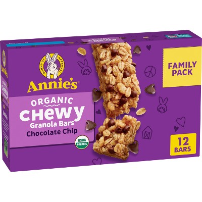 Annie'S Chocolate Chip Chewy Value Pack - 10.68oz/12ct