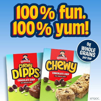 Quaker Chewy Peanut Butter Chocolate Chip Granola Bars - 15.2oz/18ct