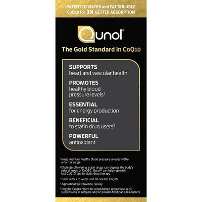 Qunol Ultra CoQ10 Dietary Supplement Softgels - 120ct