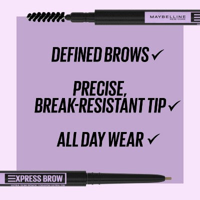Maybelline Express Brow Ultra Slim Eyebrow Pencil - 0.003oz