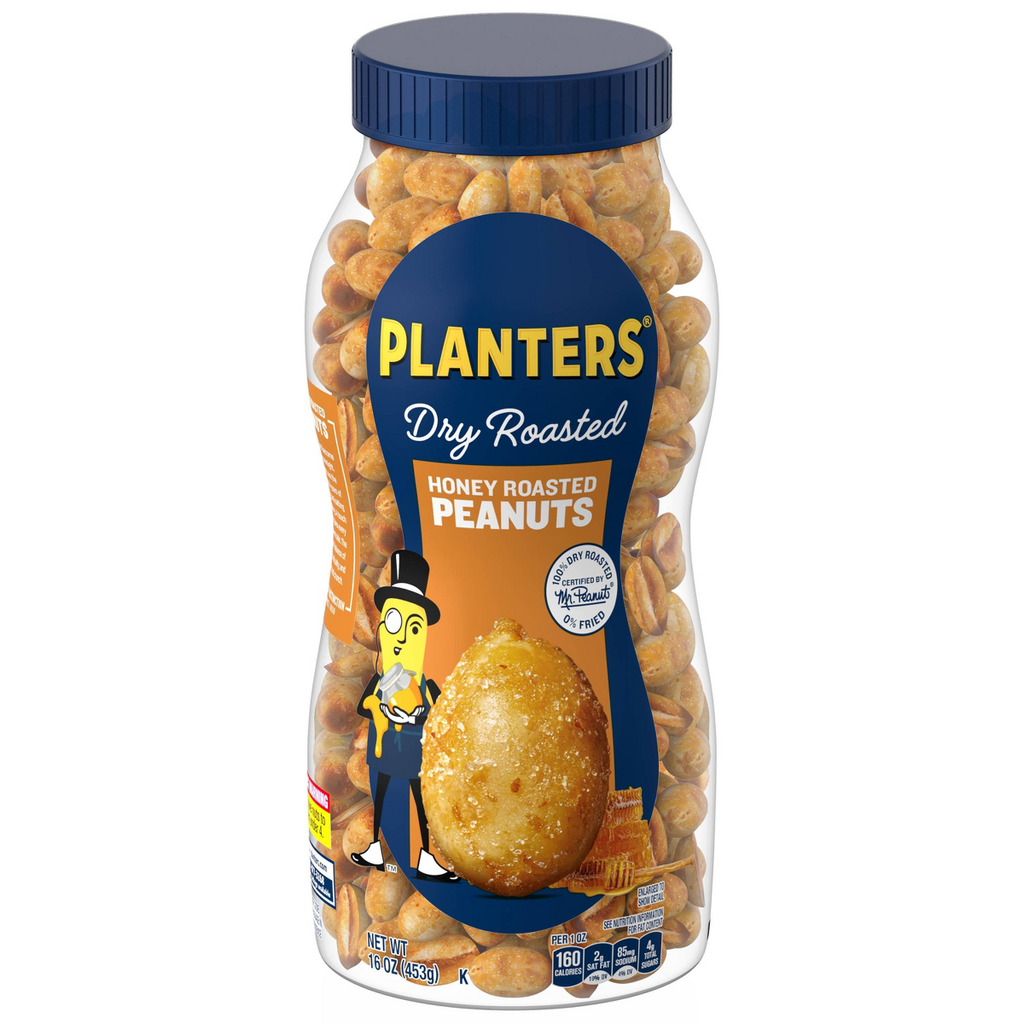 Planters Honey Dry Roasted Peanuts - 16oz