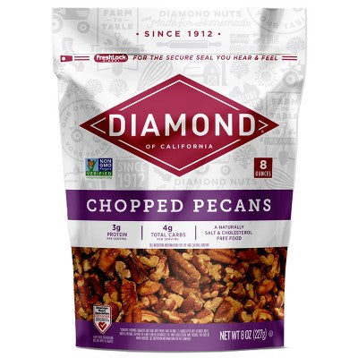 Diamond of California Chopped Pecans - 8oz