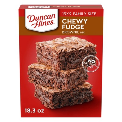 Duncan Hines Chewy Fudge Brownie Mix - 18.3oz