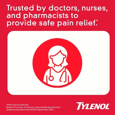 Tylenol Regular Strength Pain Reliever & Fever Reducer Tablets - Acetaminophen - 100ct