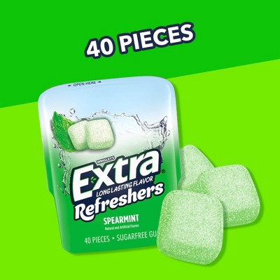 Wrigley's Extra Refreshers Spearmint Sugar-Free Gum - 40ct