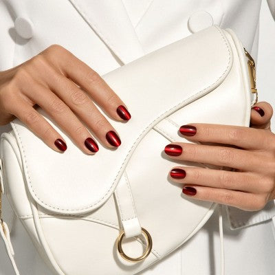 colorFX by Impress Press-On Fake Nails Short Oval - Hidden Gem - 33ct