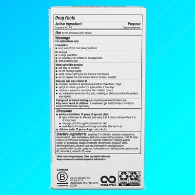 Icy Hot Max Pain Reliever No Mess Applicator with Lidocaine - 2.5oz