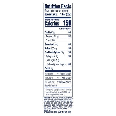 CLIF Kid ZBAR Organic Iced Oatmeal Cookie Snack Bars