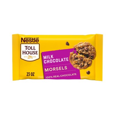 Nestle Toll House Milk Chocolate Chips for Cookie Baking - 23oz: Gluten-Free, No Artificial Flavors