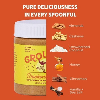 Ground Up Snickerdoodle Almond & Cashew Butter - 10oz