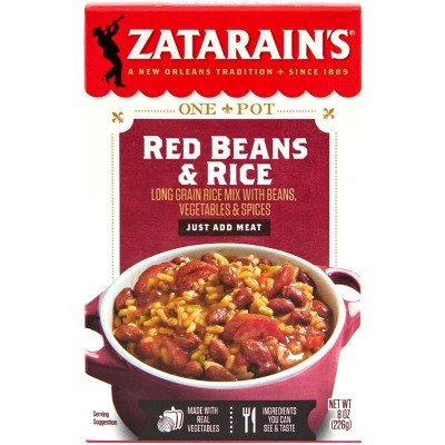 Zatarain's Red Beans & Rice Dinner Mix - 8oz: No Added MSG, No Added Sugar, Cholesterol Free