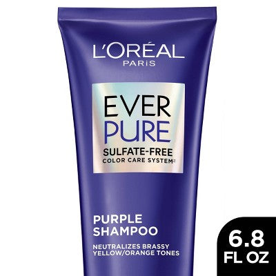 L'Oreal Paris EverPure Sulfate Free Purple Shampoo for Colored Hair