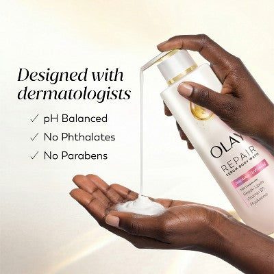 Olay Cleansing & Nourishing Body Wash with Vitamin B3 and Hyaluronic Acid