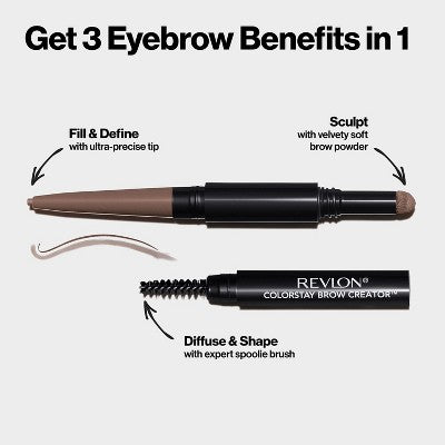 Revlon Colorstay Brow Creator - Waterproof Pencil & Powder - 0.003oz