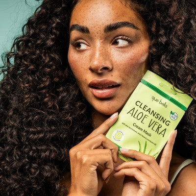 Que Bella Cleansing Aloe Vera Cream Mask - 0.5oz
