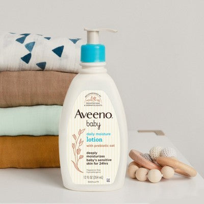 Aveeno Baby Daily Moisture Body Lotion for Delicate Skin with Colloidal Oatmeal & Dimethicone