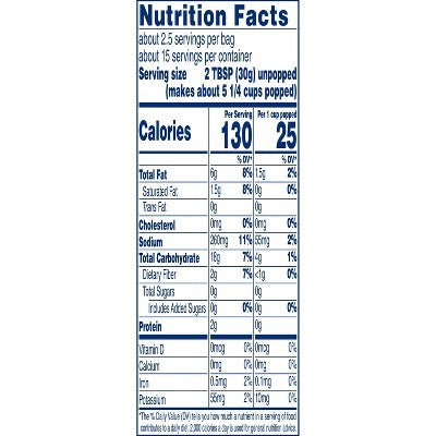 SkinnyPop Sea Salt Microwave Popcorn Multipack - 16.8oz/6ct