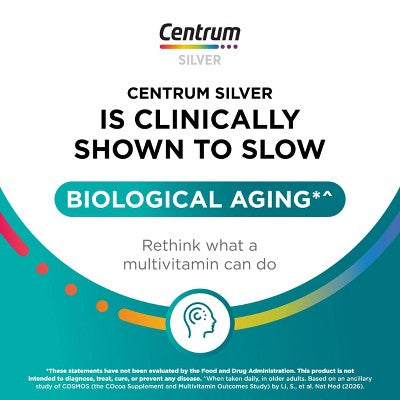 Centrum Silver Women 50+ Multivitamin/Multimineral Supplement Tablets - 100ct
