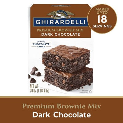 Ghirardelli Dark Chocolate Brownie Mix - 20oz