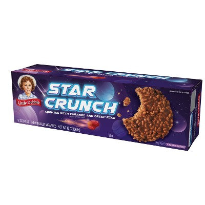 Little Debbie Star Crunch Crisp Snacks - 12pk/13oz: Caramel Filling, Caramel Drizzle