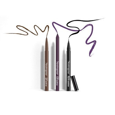 Neutrogena Intense Gel Eyeliner with Antioxidant Vitamin E, Smudge & Water-Resistant - Jet Black - 0.004oz