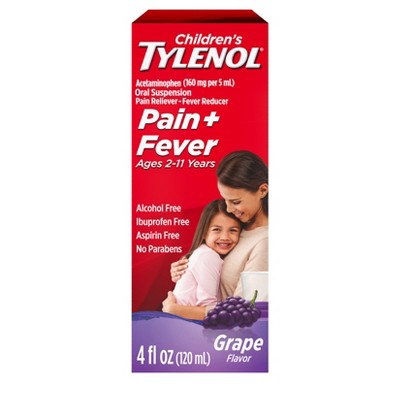 Children's Tylenol Grape Oral Suspension - 4 fl oz