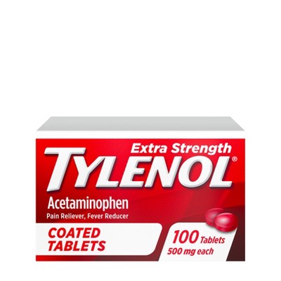 Tylenol Extra Strength Coated Tablets - Acetaminophen