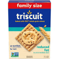 Triscuit Reduced Fat Whole Grain Wheat Vegan Lunch Snacks Crackers Size - 11.5oz